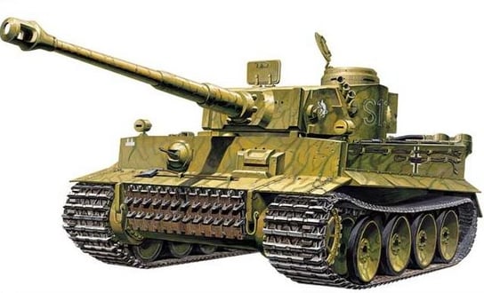 Model do sklejania TigerI Early Version Armor Tank Tiger