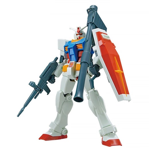 Model Figurki Gundam Entry Grade - Rx-78-2 Gundam (Full Weapon Set) BANDAI