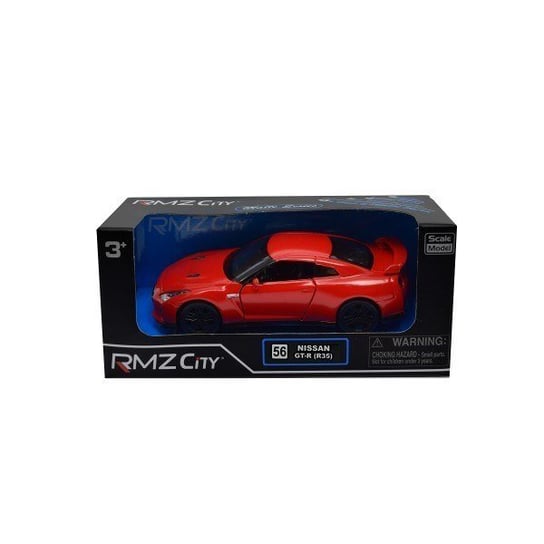 Model metalowy RMZ NIssan GT-R czerwony matowy Daffi