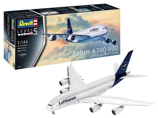 Model plastikowy Airbus A380-800 Lufthansa New Livery Revell