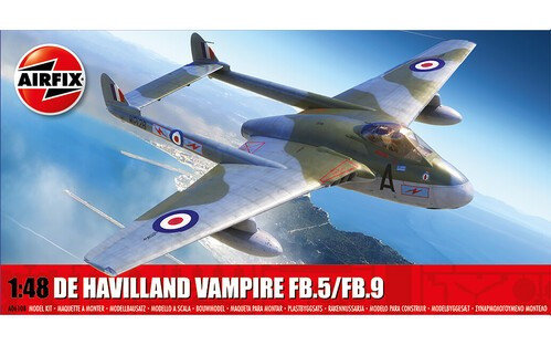 Model plastikowy De Havilland Vampire FB.5/FB.9 1/48 Airfix