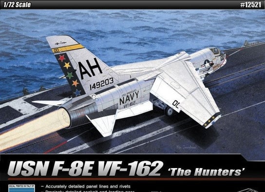 Model Plastikowy F-8E Vf-162 The Hunter 1/72 Academy