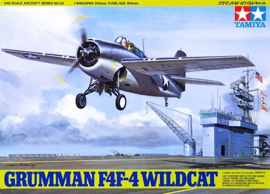 Model plastikowy Grumman F4F-4 Wildcat Tamiya