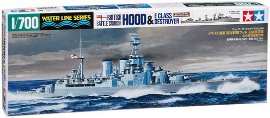 Model plastikowy Hood & E Class Destroyer Tamiya