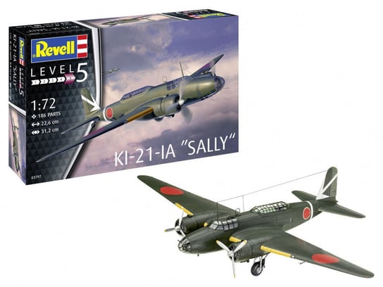 Model plastikowy Ki-21-LA Sally 1/72 Revell