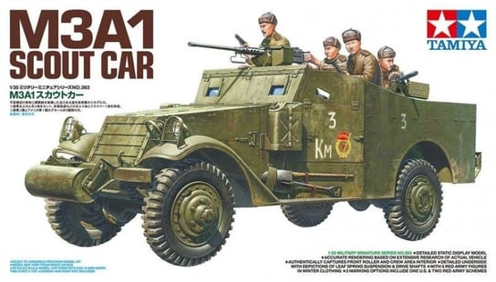 Model plastikowy M3A1 Scout Car Tamiya
