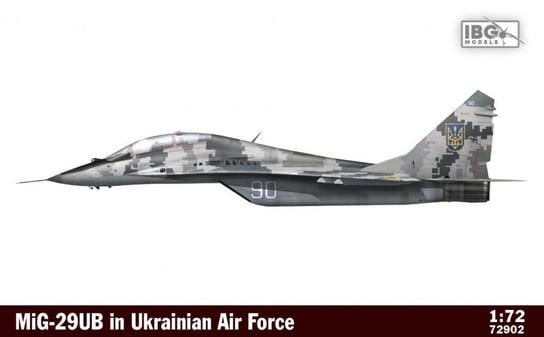 Model plastikowy Mig-29UB w Siłach Powietrznych Ukrainy 1/72 (GXP-854515) IBG Models
