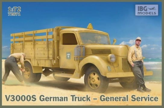 Model plastikowy Niemiecka ciężarówka General service V3000 S IBG Models