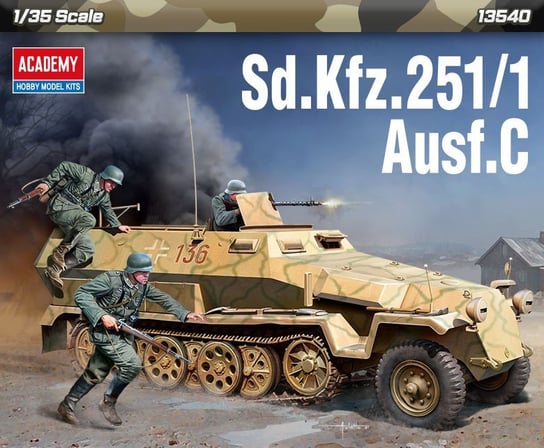 Model Plastikowy Pojazd Opancerzony Sd.kfz.251/1 Ausf.c 1/35 Academy