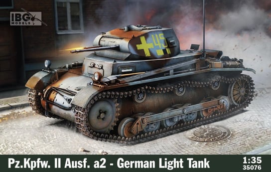 Model plastikowy Pz.Kpfw II Ausf. a2 niemiecki czołg lekki 1/35 IBG Models