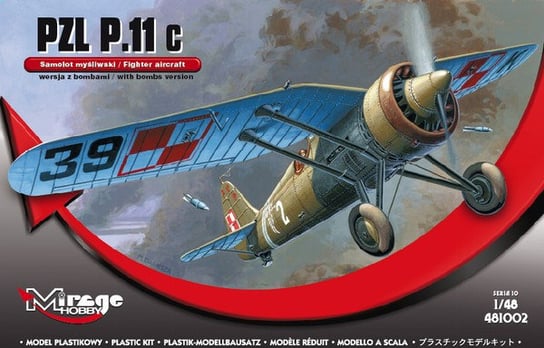 Model plastikowy  PZL P.11C 1/48 Edycja kit + model, 2 figurki (GXP-736260) Mirage