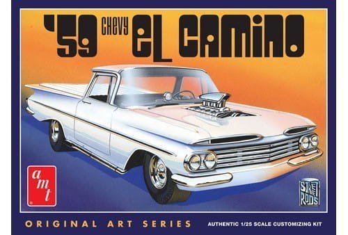 Model plastikowy - Samochód 1959 Chevy El Camino (Original Art Series) 1:25 - AMT AMT