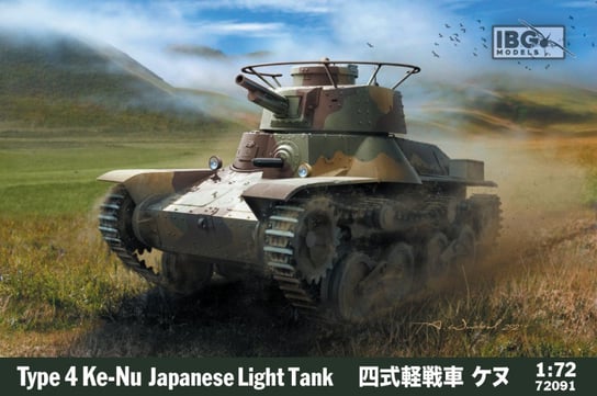 Model plastikowy Typ 4Ke-Nu japoński czołg lekki IBG Models