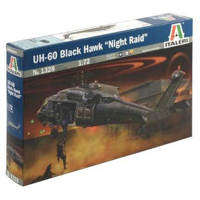 Model plastikowy UH-60/MH60 Black Hawk Night Raid Italeri