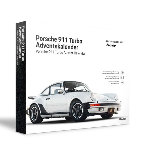 911 Turbo Modell FRANZIS Porsche 911 Turbo Adventskalender Modellbausatz 1 43 Mit Sound 411335