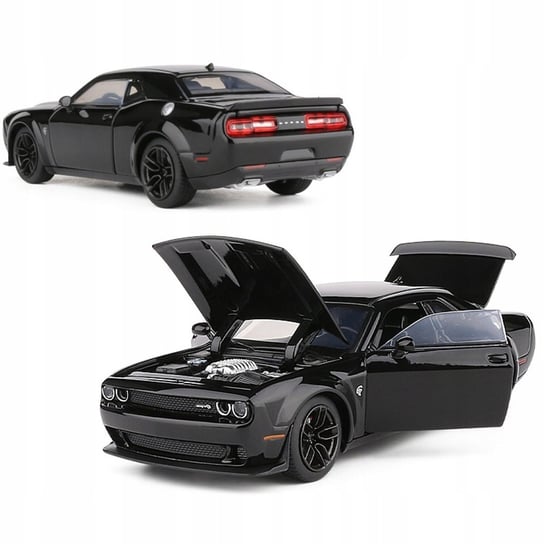 Model Samochód Dodge Challenger Metalowy 1:32 Światła Dźwięk Napęd Baterie Inna marka