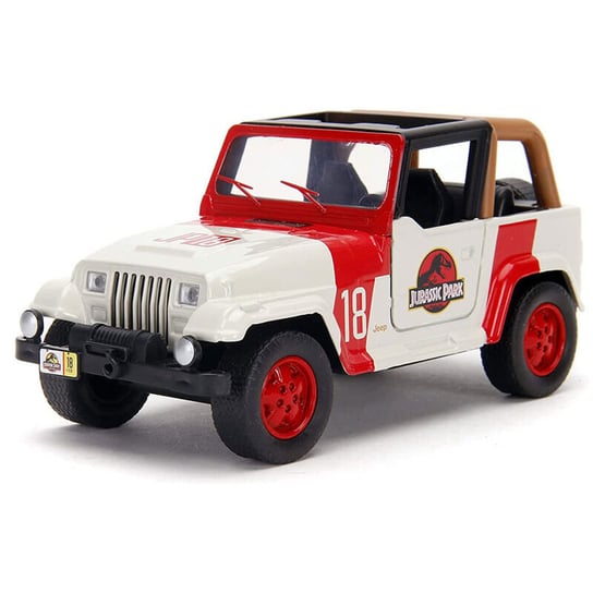 Model samochodu Jurassic World Hollywood Rides 1/32 Jeep Wrangler Jada