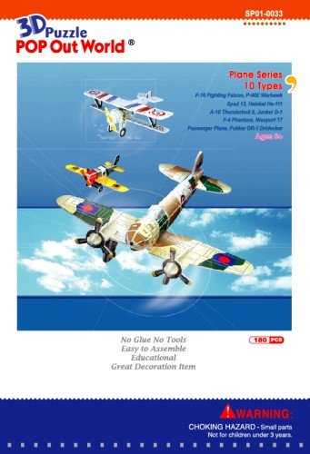 Modele do składania 3D Samoloty, 10 modeli Wilga