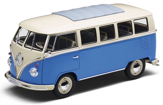 Modelik 1:18 Vw T1 Bulli Biało-Niebieski Volkswagen