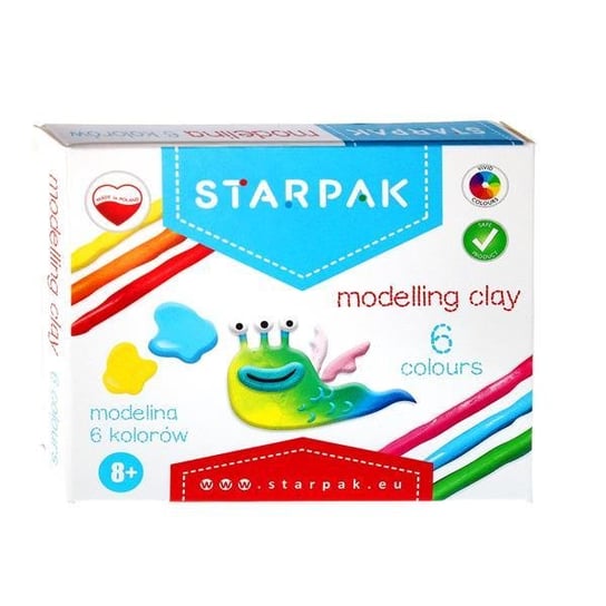 Modelina 6 kolorów  STARPAK Starpak