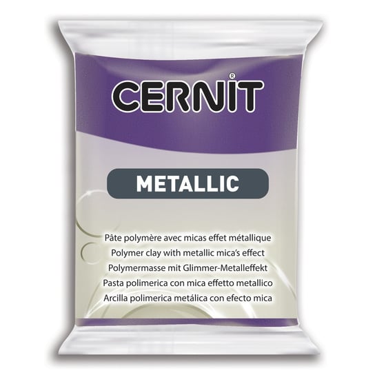 Modelina Cernit, metaliczna, fioletowa 56g Cernit