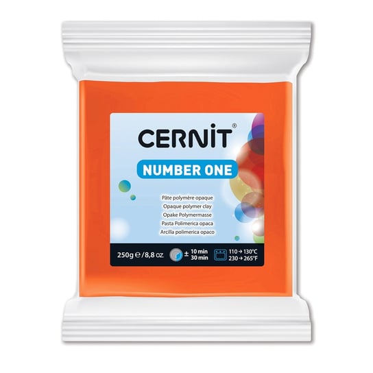 Modelina Cernit, pomarańczowa, 250 g Cernit