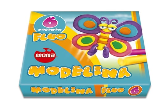 Modelina fluorescencyjna, 6 kolorów Mona