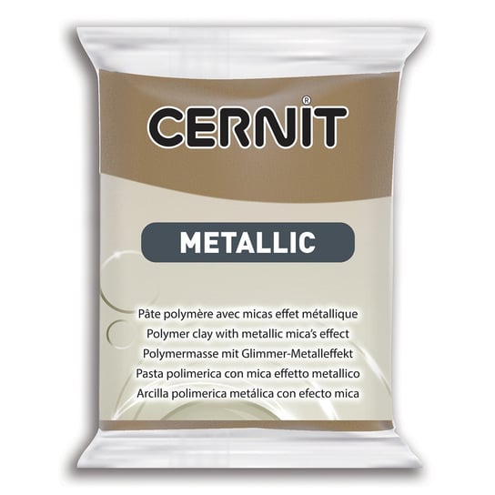 Modelina, metaliczna, antyczny brąz, 56 g Cernit