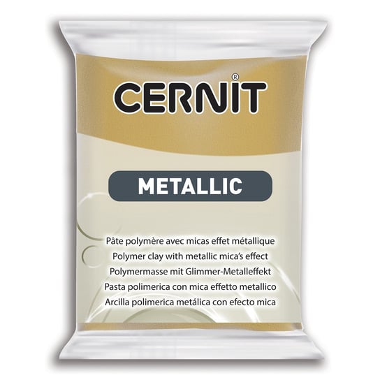Modelina, metaliczna, bogato-złota, 56 g Cernit