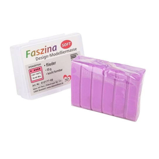 Modelina termoutwardzalna, Faszina Soft 55g, fiolet Inna marka