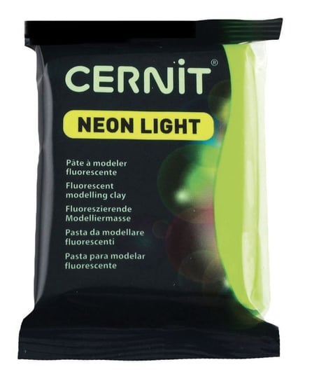 Modelina, zielona neonowa, 56 g Cernit