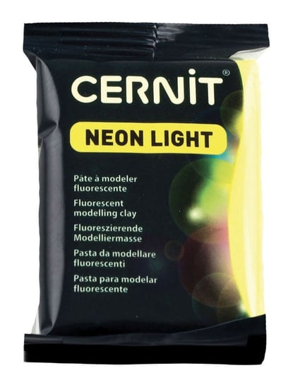 Modelina, żółta neonowa, 56 g Cernit