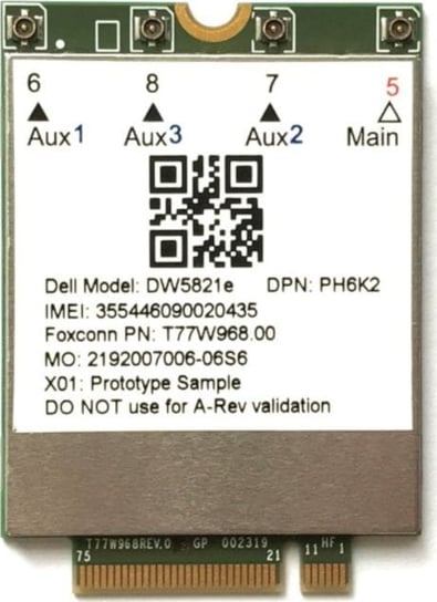 Modem Dell  Qualcomm Snapdragon X20 LTE (556-BCES) Dell