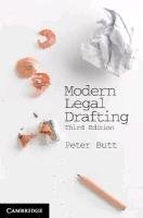 Modern Legal Drafting Butt Peter