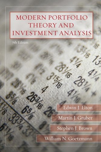Modern Portfolio Theory and Investment Analysis Opracowanie zbiorowe
