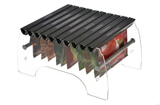 Modern WYSOKI (przeźroczysty) przyprawnik szufladowy - organizer / Sunlogic Inny producent