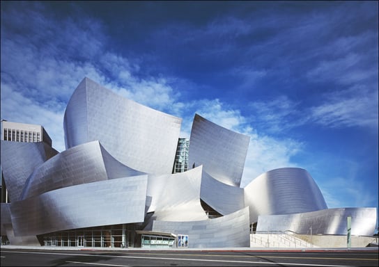 Modernist architect Frank Gehry’s Walt Disney Concert Hall, Los Angeles, California (2013), Carol Highsmith - plakat 29,7x21 cm Galeria Plakatu