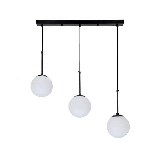 Modernistyczna Lampa wisząca Pompei balls czarna biała Candellux