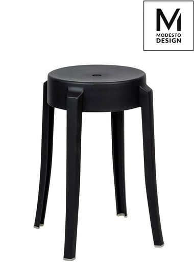 MODESTO stołek CALMAR 46 czarny - polipropylen Modesto Design