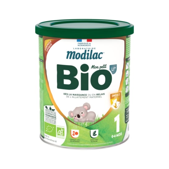 MODILAC BIO 1, Organiczne mleko początkowe dla niemowląt, 800g MODILAC