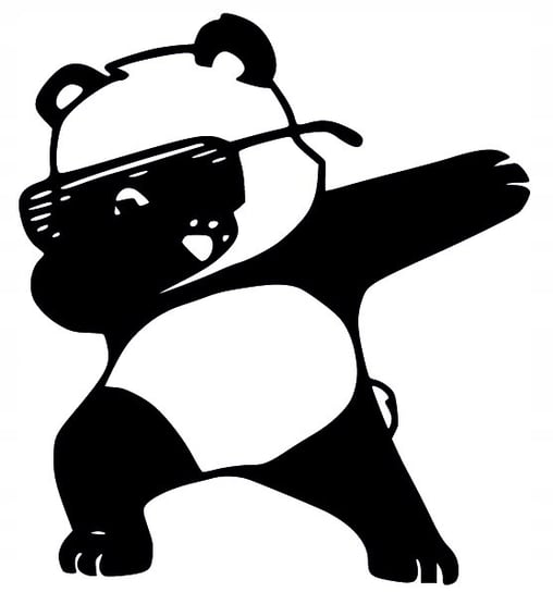 Modna Dekoracja Ścienna 3D Dziecięca Panda K143 Inna marka
