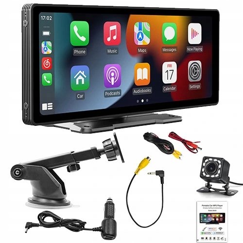 MODUŁ APPLY CARPLAY & ANDROID AUTO -- UNIWERSALNY EKRAN 10" +KAMERA COFANIA Inna marka