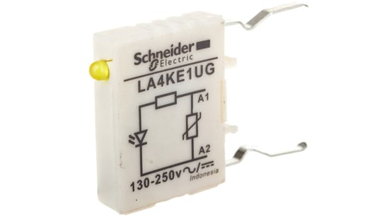 Moduł ogranicznika warystor 130-250V AC/DC ze wskaźnikiem LA4KE1UG Schneider Electric