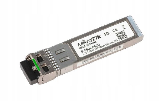 Moduł SFP MikroTik S-55DLC80D 1,25Gb/s 2x LC 80km MikroTik