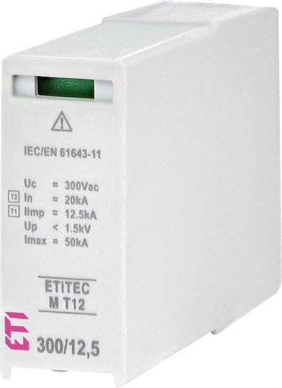 Moduł wymienny ogranicznika przepięć T1, T2 (B, C) modułów ETITEC M T12 300/12,5 ETI