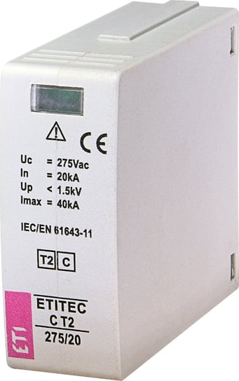 Moduł wymienny ogranicznika przepięć T2 (C) modułów ETITEC C T2 275/20 ETI