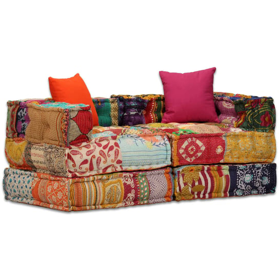 Modularna sofa z pufą i łóżkiem, różnokolorowa, 14 Zakito Europe