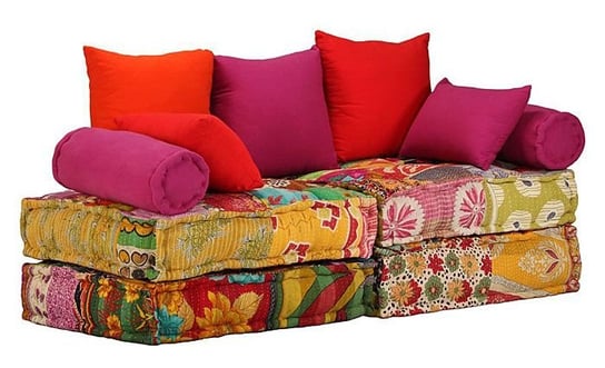 Modułowa sofa patchworkowa ELIOR Demri 2D, 70x85x140 cm Elior