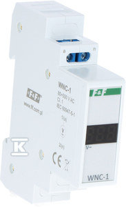 Modułowy wskaźnik napięcia - 1 fazowy LCD WNC-1 F&F