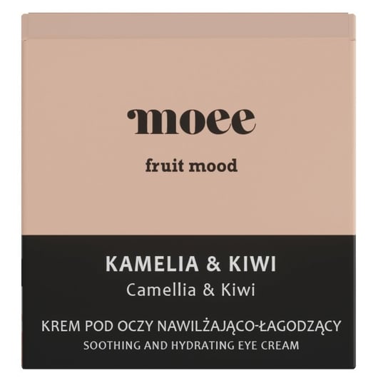 Moee, Fruit Mood Kamelia & Kiwi, Krem Pod Oczy Nawilżająco-Łagodzący moee